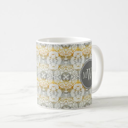 Mug Monogramme | Tapestry Rosette II (Devant droit)