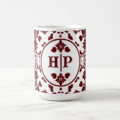 Mug Monogramme vintage Damas (Centre)
