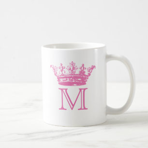 Mug Monogramme vintage de couronne