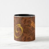 Mug Monogramme Vintage O (Centre)