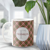Mug Monogramme vintage Red Green Classaid