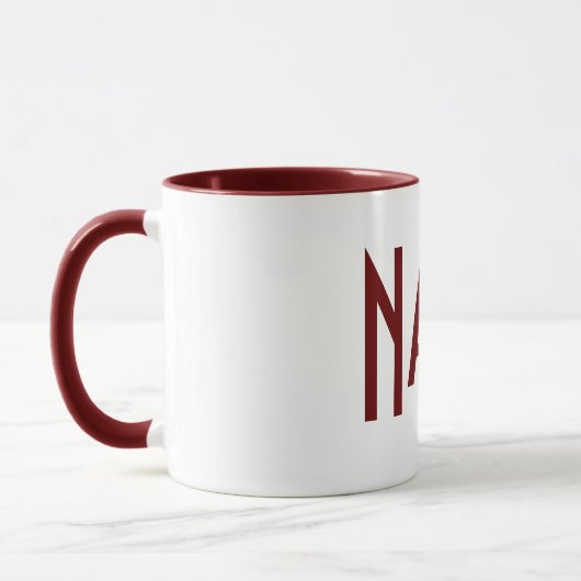 Mug Monogramme Votre nom (Gauche)