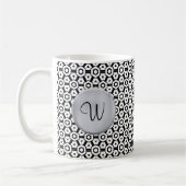 Mug Monogramme W Modèle de Monogramme Initial (Gauche)