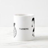 Mug Monogramme Y Araignées de sorcières d'Halloween Vo (Centre)