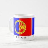 Mug Monogrammed Native American Comanche Nation Flag (Devant gauche)