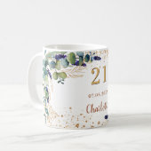 Mug Monographie de la parties scintillant de l'eucalyp (Devant gauche)