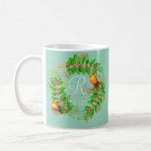 Mug Monographie de Noël Lumière Turquoise
