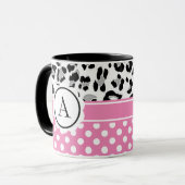 Mug Monographie des points et des animaux de fille (Devant gauche)