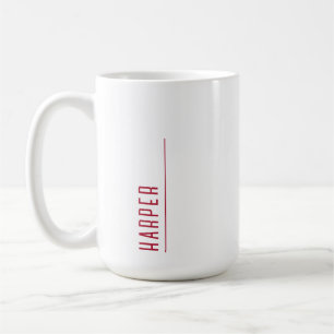 Mug Monographie personnalisée, Noël vert forêt