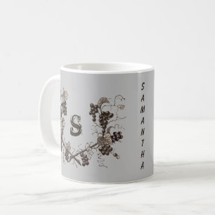 Mug Monographie vintage Etching noir et blanc