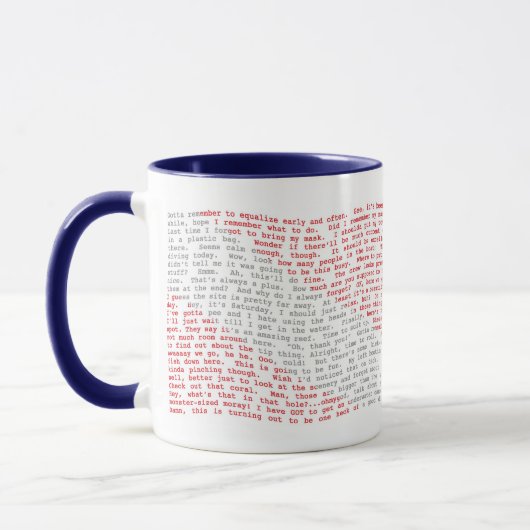 Mug Monologue Scuba (Gauche)