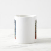 Mug Monoprint Woman and Crow (Corbeau) (Centre)