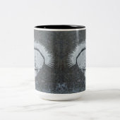 Mug Monotone Avec Deux Crânes (Centre)