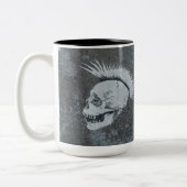 Mug Monotone Avec Deux Crânes (Gauche)