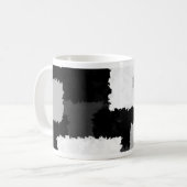 Mug Monotone dans le gris, le noir et le blanc (Devant gauche)