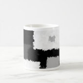 Mug Monotone dans le gris, le noir et le blanc (Centre)