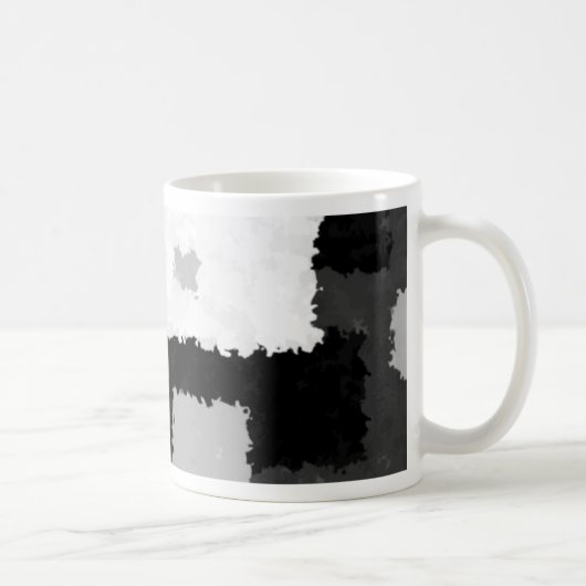 Mug Monotone dans le gris, le noir et le blanc (Droite)