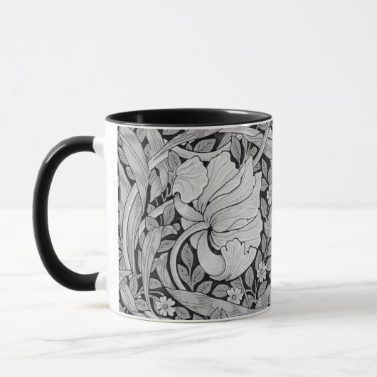 Mug Monotone gris Pimpernel, William Morris (Gauche)