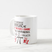 Mug Monsieur Cumference de pi (Devant gauche)