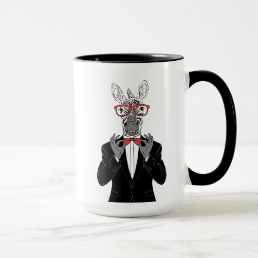 Mug Monsieur de zèbre (Droite)
