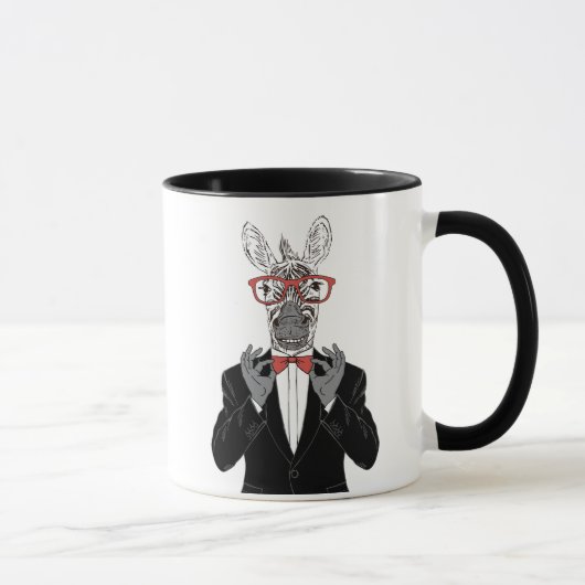 Mug Monsieur de zèbre (Droite)