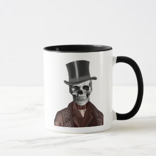 Mug Monsieur squelettique et casquette supérieur