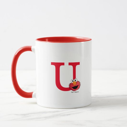 Mug Monster à la fin de cette histoire | Elmo Monogram (Gauche)