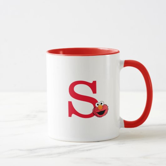 Mug Monster à la fin de cette histoire | Elmo Monogram (Droite)
