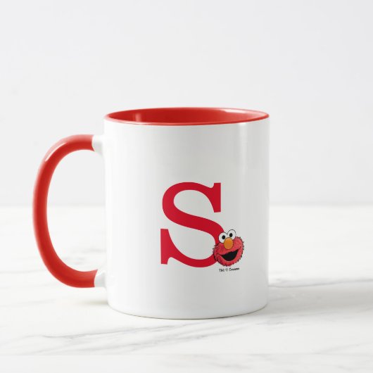 Mug Monster à la fin de cette histoire | Elmo Monogram (Gauche)