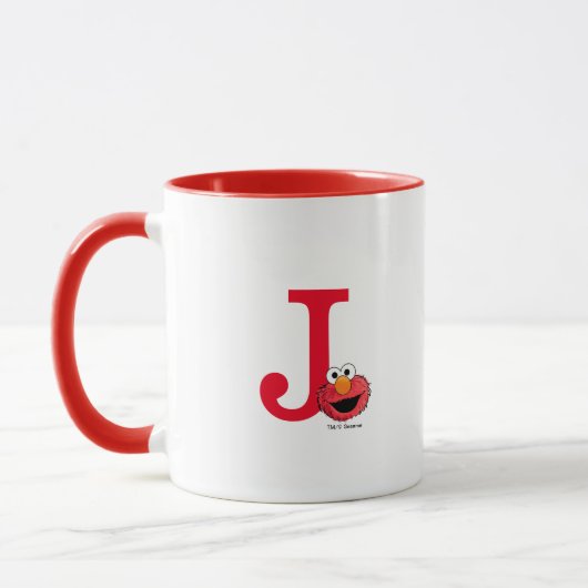 Mug Monster à la fin de cette histoire | Elmo Monogram (Gauche)
