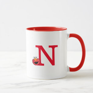 Mug Monster à la fin de cette histoire   Elmo Monogram