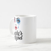 Mug Monster Halloween Great For Daddys Little Rebel Cu (Devant gauche)