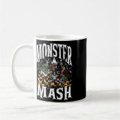 Mug Monster Mash Retro Halloween Funny Monster Éffraya (Gauche)