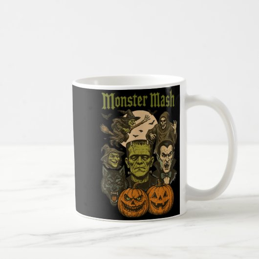 Mug Monster Mash Retro Halloween Funny Monster Soky Wo (Droite)