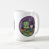 Mug Monster Mashup Treat or Tremble T-Shirt, Cute Fran (Devant droit)