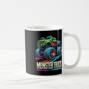 Mug Monster Truck Anniversaire Fête Retro Vintage Mons