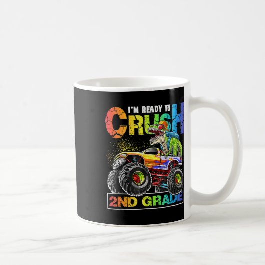 Mug Monster Truck Crush 2e grade Dinosaur Boys Retour (Droite)