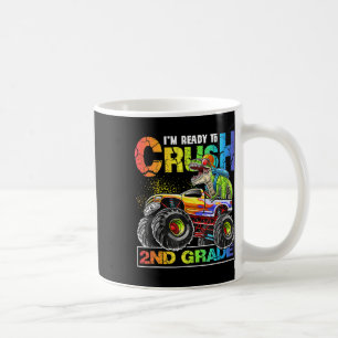 Mug Monster Truck Crush 2e grade Dinosaur Boys Retour