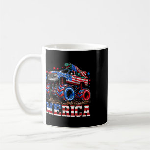 Mug Monster Truck Drapeau Usa Patriotique Tout-Petits