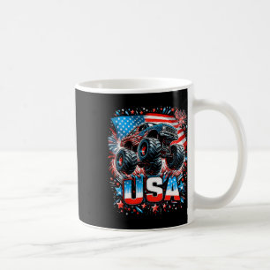 Mug Monster Truck Usa Drapeau Américain 4 Juillet