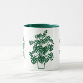 Mug MONSTERA dans un pot (Centre)