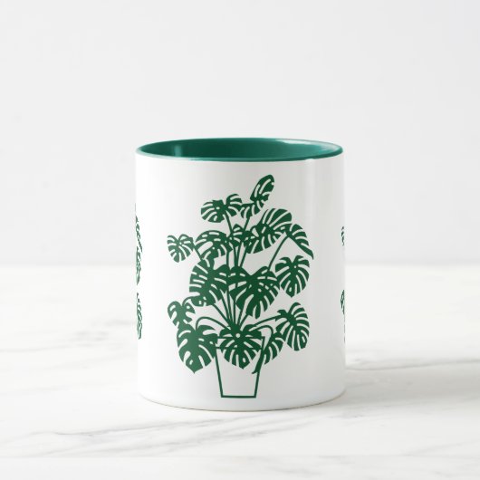 Mug MONSTERA dans un pot (Centre)