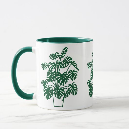 Mug MONSTERA dans un pot (Gauche)