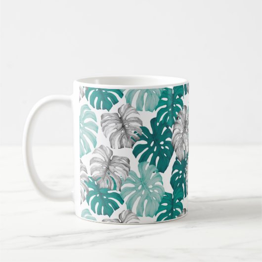 Mug Monstera Duo Tone : Tropiques minimes (Gauche)