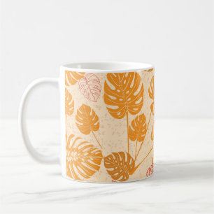 Mug Monstera feuilles : la silhouette tropicale sans s