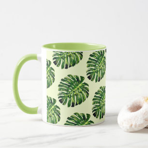 Mug Monstère tropicale Feuilles - Nature verte - Exot