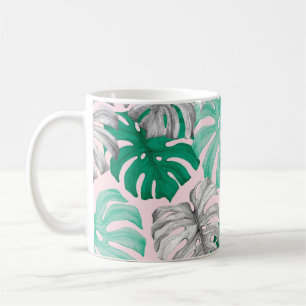 Mug Monstère Tropicale Minimale Duo Tone