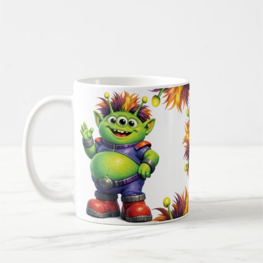 Mug Monstre 4 Cheveux (Gauche)