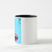 Mug monstre bleu clair (Centre)