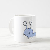 Mug monstre bleu idiot (Devant gauche)